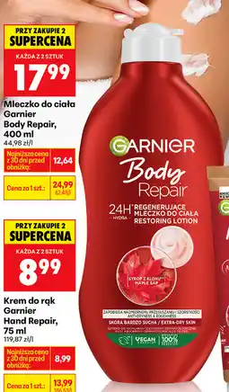 Biedronka Mleczko do ciała Garnier Body Repair oferta