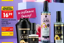 Biedronka Odżywka do włosów w sprayu Gliss oferta