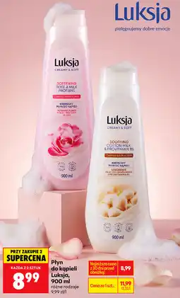 Biedronka Płyn do kąpieli Luksja, 900 ml (różne rodzaje) oferta