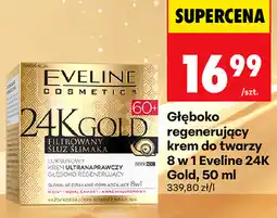 Biedronka Głęboko regenerujący krem do twarzy 8 w 1 Eveline 24K Gold oferta