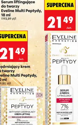 Biedronka Serum liftingujące do twarzy Eveline Multi Peptydy oferta