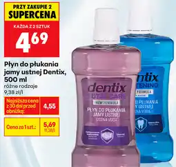 Biedronka Płyn do płukania jamy ustnej Dentix, 500 ml (różne rodzaje) oferta