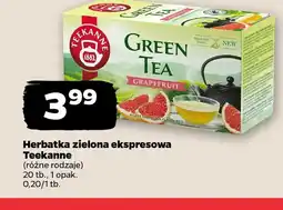 Netto Teekanne Herbatka zielona ekspresowa oferta