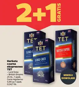 Netto TET herbata czarna ekspresowa oferta