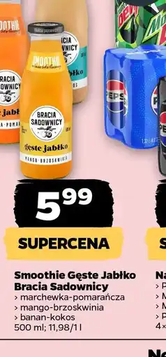 Netto Smoothie Gęste Jabłko Bracia Sadownicy oferta