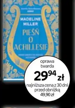 Empik Pieśń o Achillesie oferta