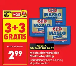 Biedronka Masło ekstra Polskie oferta