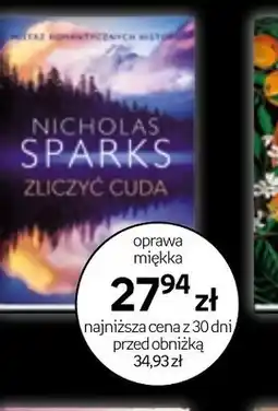 Empik Nicholas Sparks Zliczyć Cuda oferta