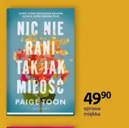 Empik Nic nie rani tak jak miłość oferta