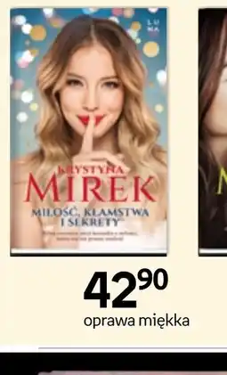Empik Krystyna Mirek Miłość, kłamstwa i sekrety oferta