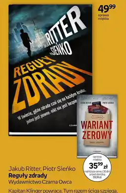 Empik Jakub Ritter, Piotr Sieńko Reguły zdrady oferta