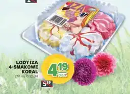 Stokrotka Market Lody Iza 4-smakowe Koral oferta
