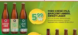 Stokrotka Market Piwo Czeski Pils, Marcowy Amber, Świeży Lager oferta