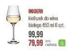 Stokrotka Market MODERN kieliszek do wina białego 450 ml 6 szt oferta