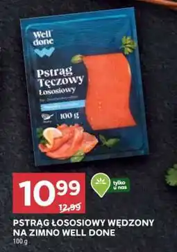Stokrotka Market PSTRĄG ŁOSOSIOWY WĘDZONY NA ZIMNO WELL DONE oferta