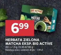 Stokrotka Market Herbata Zielona Matcha Eksp. Big Active oferta