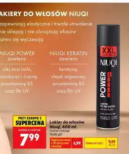 Biedronka Lakier do włosów NIUQI, 400 ml oferta