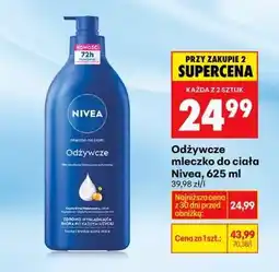 Biedronka Odżywcze mleczko do ciała Nivea, 625 ml oferta