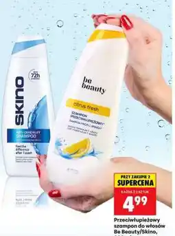 Biedronka Przeciwłupieżowy szampon do włosów Be Beauty/Skino oferta