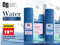 Biedronka Krem do twarzy AA Water Boost, 30 ml oferta