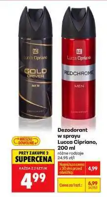 Biedronka Dezodorant w sprayu Lucca Cipriano, 200 ml oferta