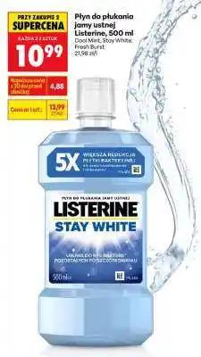 Biedronka Płyn do płukania jamy ustnej Listerine 500 ml oferta