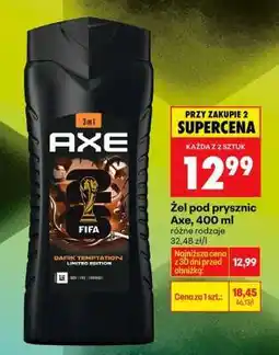 Biedronka Żel pod prysznic Axe, 400 ml oferta