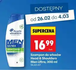 Biedronka Szampon do włosów Head & Shoulders Men Ultra, 300 ml oferta