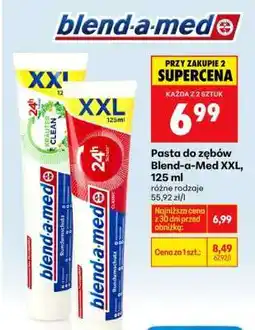 Biedronka Pasta do zębów blend-a-med XXL, 125 ml oferta