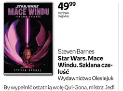Empik Star Wars. Mace Windu. Szklana cze-luść oferta