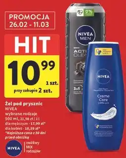 Intermarche Żel pod prysznic Nivea Creme Care oferta