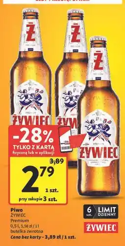 Intermarche Piwo Żywiec Jasne Pełne oferta