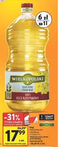 Intermarche Olej Wielkopolski Rzepakowy oferta