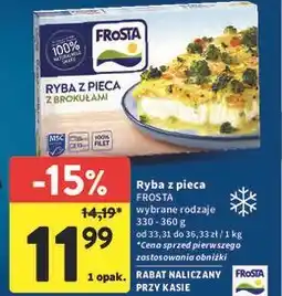 Intermarche Ryba z pieca w sosie brokułowym Frosta oferta