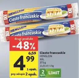 Intermarche Ciasto francuskie xxl Henglein oferta