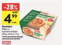 Intermarche Hummus italiano Ribella oferta