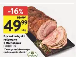 Intermarche Boczek wiejski rolowany z michałowa Lukullus oferta