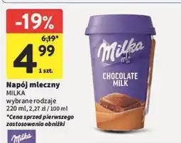 Intermarche Napój chocolate milk Milka oferta