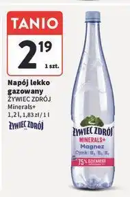 Intermarche Woda lekko gazowana Żywiec Zdrój Minerals+ oferta
