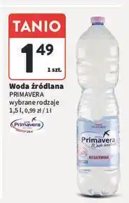 Intermarche Woda niegazowana Primavera oferta