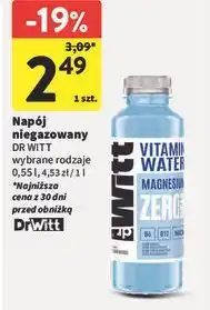 Intermarche Napój magnesium zero Dr Witt Vitamin Water oferta