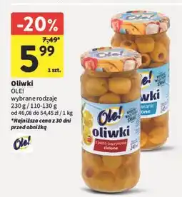 Intermarche Oliwki zielone drylowane Ole! oferta
