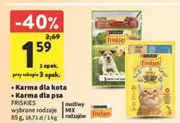Intermarche Karma dla kota w sosie z łososiem Friskies Purina oferta