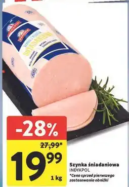 Intermarche Szynka śniadaniowa Indykpol oferta