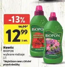 Intermarche Nawoz do pelargonii Biopon oferta