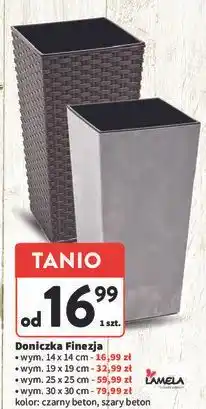 Intermarche Doniczka finezja rattan 30 x cm Lamela oferta