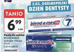 Intermarche Pasta do zębów extreme mint kiss Blend-A-Med 3D White oferta
