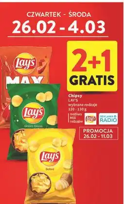 Intermarche Chipsy paprykowe Lay's Max Karbowane oferta