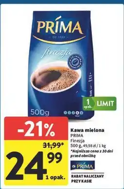 Intermarche Kawa Cafe Prima Finezja oferta
