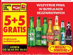 Biedronka Wszystkie piwa w butelkach bezzwrotnych oferta